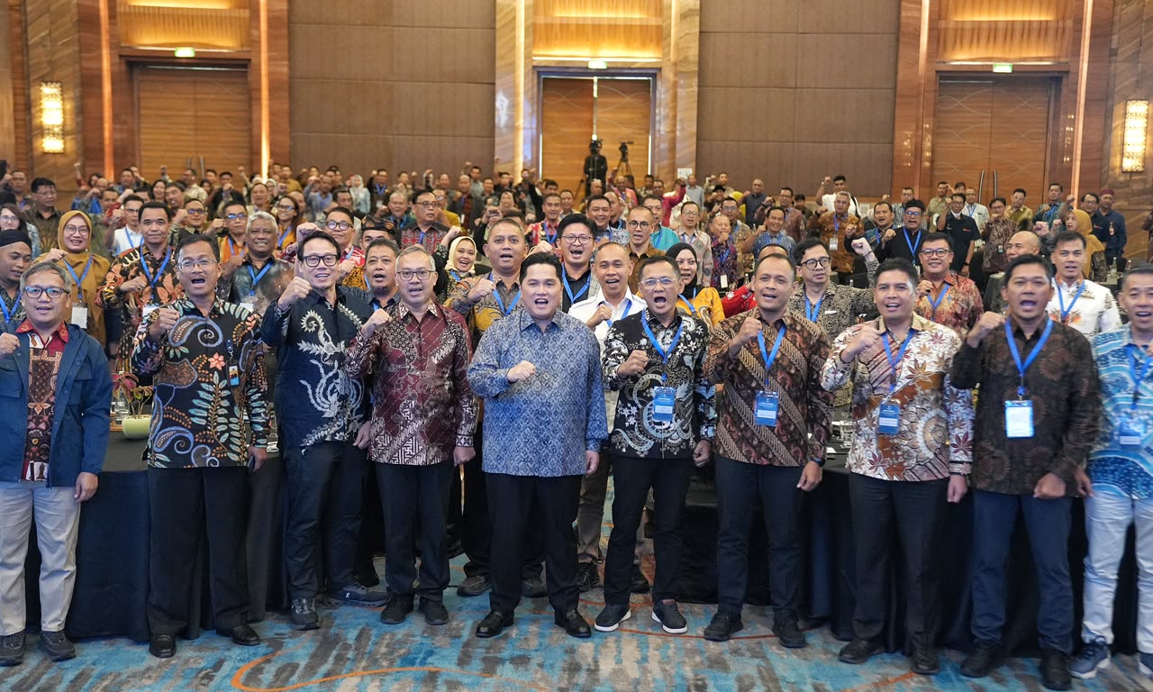Menpora Erick Thohir bersama Kepala Dinas Pemuda dan Olahraga (Dispora) se Indonesia/kemenpora